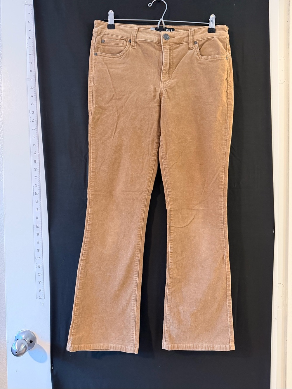 Kut from the Kloth Camel Corduroy baby Bootcut Pants